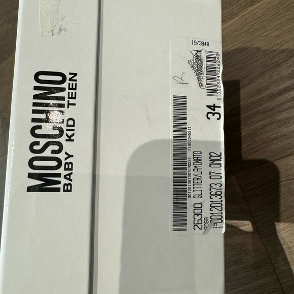 Girls Pink Moschino Sneakers - Picture 4 of 4